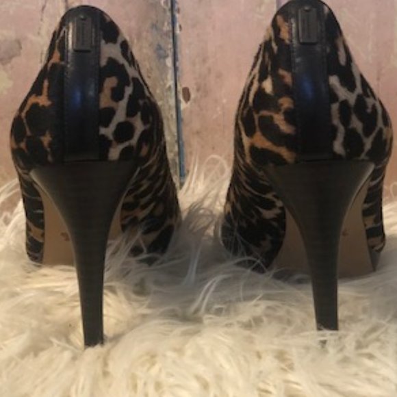 Coach leopard hair heels size 7.5B - Picture 4 of 8